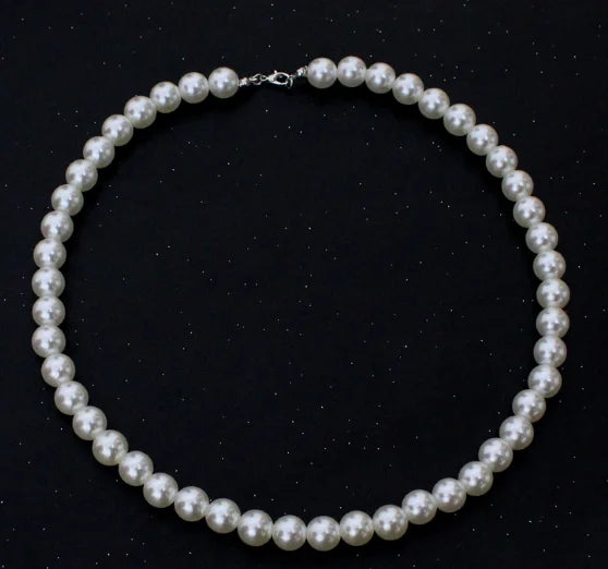 Pearl Necklace for Men,Modern Pearl Necklace, Men's Necklace Pearl Jewelry,Gift For Men Women