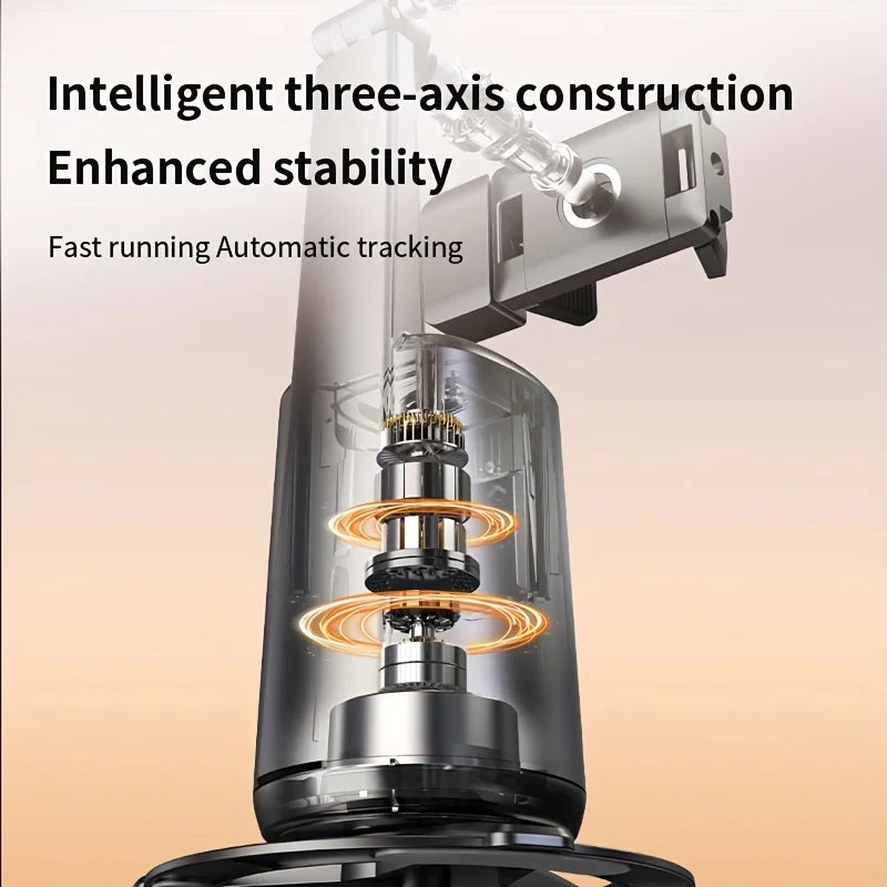 Smart AI face recognition 360° mobile phone follow-up gimbal mobile phone desktop stand live shooting tracking selfie stick