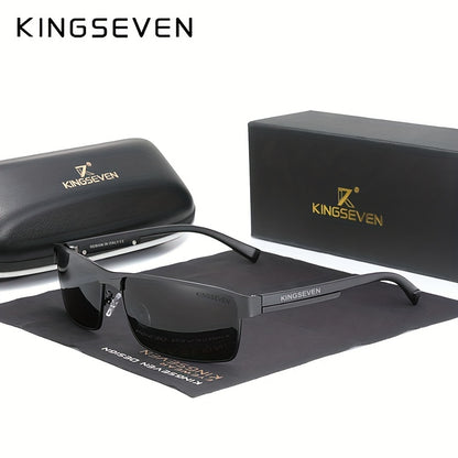 KINGSEVEN, Polarized Men Women Driving Square Eyewear, Men's Sunglasses