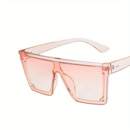 Women Oversized Square Sunglasses Men Vintage Big Frame Rectangle Sun Glasses Street Photo Driving Eyewear UV400 Gafas De Sol
