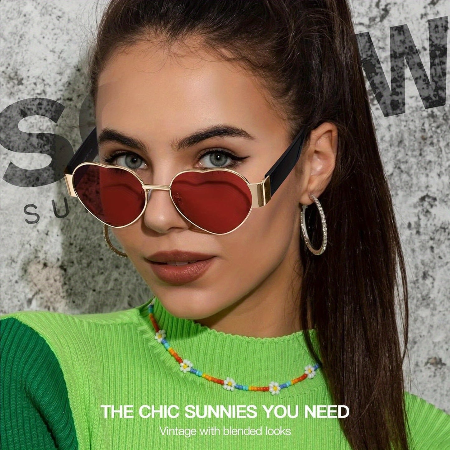 Trendy Hexagon Sunglasses For Women, Retro Vintage Designer Ladies Shades 90s Fashion Sun Glasses