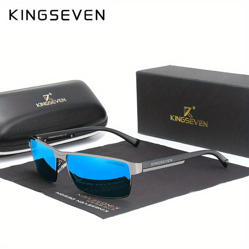 KINGSEVEN, Polarized Men Women Driving Square Eyewear, Men's Sunglasses