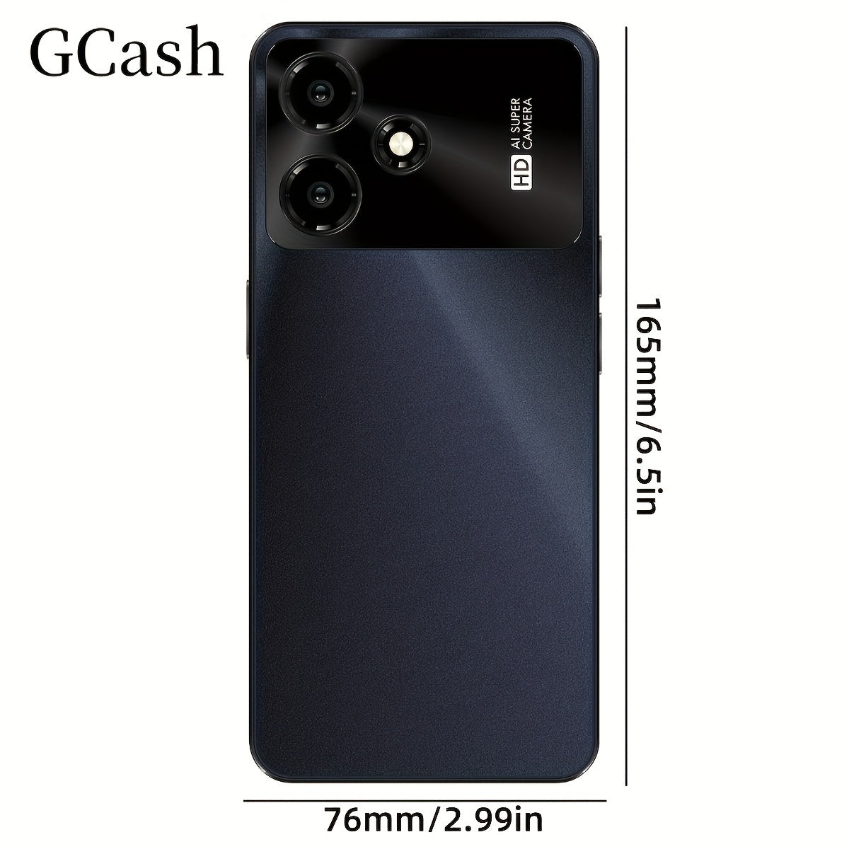 6.53 " Incell Original HD Perforated Screen Smart Phone, Multi-Function Smart Phone, MTK6737 4 Core CPU, 4G Network, 720*1600 Resolution Memory 6+256GB, GPS, Camera 2MP+13MP, Support 10W Fast Charge