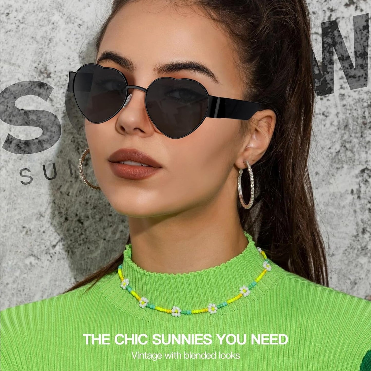 Trendy Hexagon Sunglasses For Women, Retro Vintage Designer Ladies Shades 90s Fashion Sun Glasses
