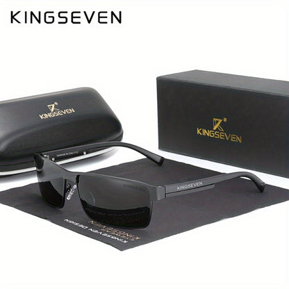 KINGSEVEN, Polarized Men Women Driving Square Eyewear, Men's Sunglasses