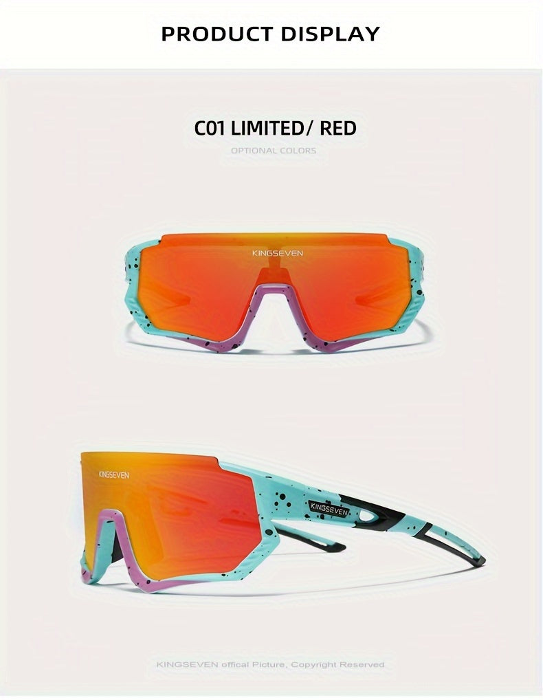 KINGSEVEN Cycling Polarized Sunglasses Driving Fishing Sunglasses Men And Women MTB Road Bike Glasses