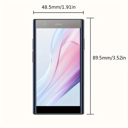 BezosMax Smart Phone, Unlock Smart Phone, 3.0-inch HD Screen, Phone, 2GB+16GB Memory, Suitable For Small Phone GPS Pocket Phone, Creative Gift, Suitable For Students