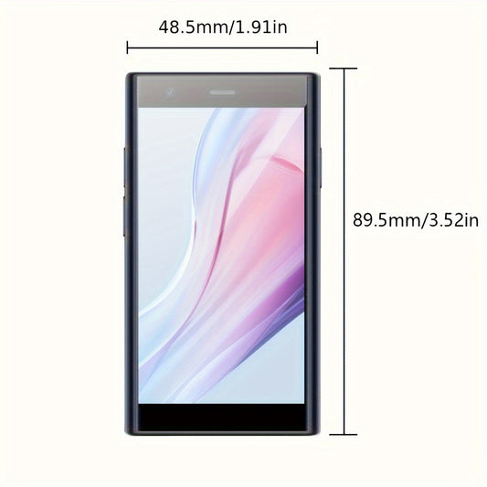 BezosMax Smart Phone, Unlock Smart Phone, 3.0-inch HD Screen, Phone, 2GB+16GB Memory, Suitable For Small Phone GPS Pocket Phone, Creative Gift, Suitable For Students