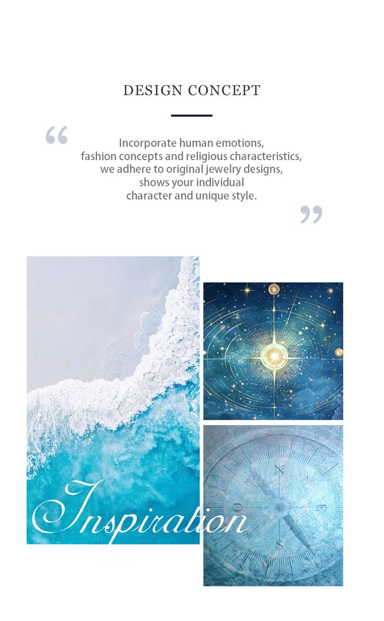 AEONSLOVE 925 Sterling Silver Compass Necklace for Women Men Vintage North Star Turquoise Pendant Nautical Jewelry Travel Gift