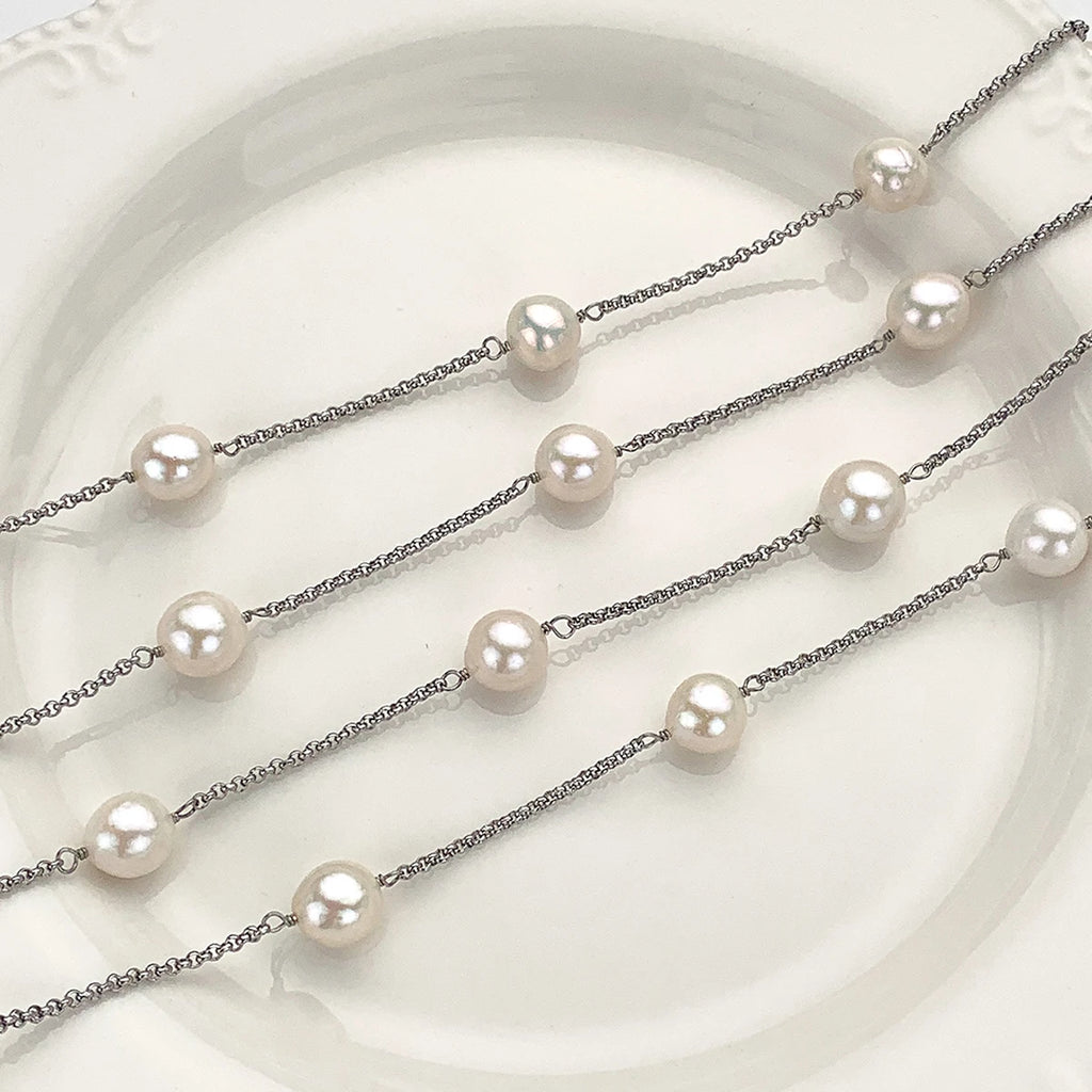 2025 New Design Elegant Natural Freshwater Pearl Necklace With Multiple Ways of Wearing Trendy Jewelry Accessory For Women Girls