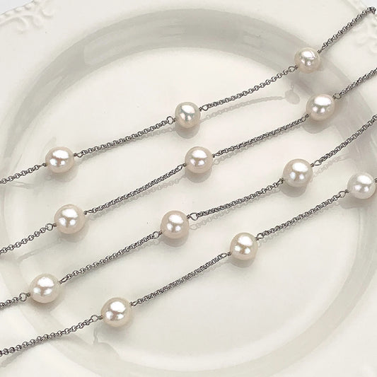 2025 New Design Elegant Natural Freshwater Pearl Necklace With Multiple Ways of Wearing Trendy Jewelry Accessory For Women Girls