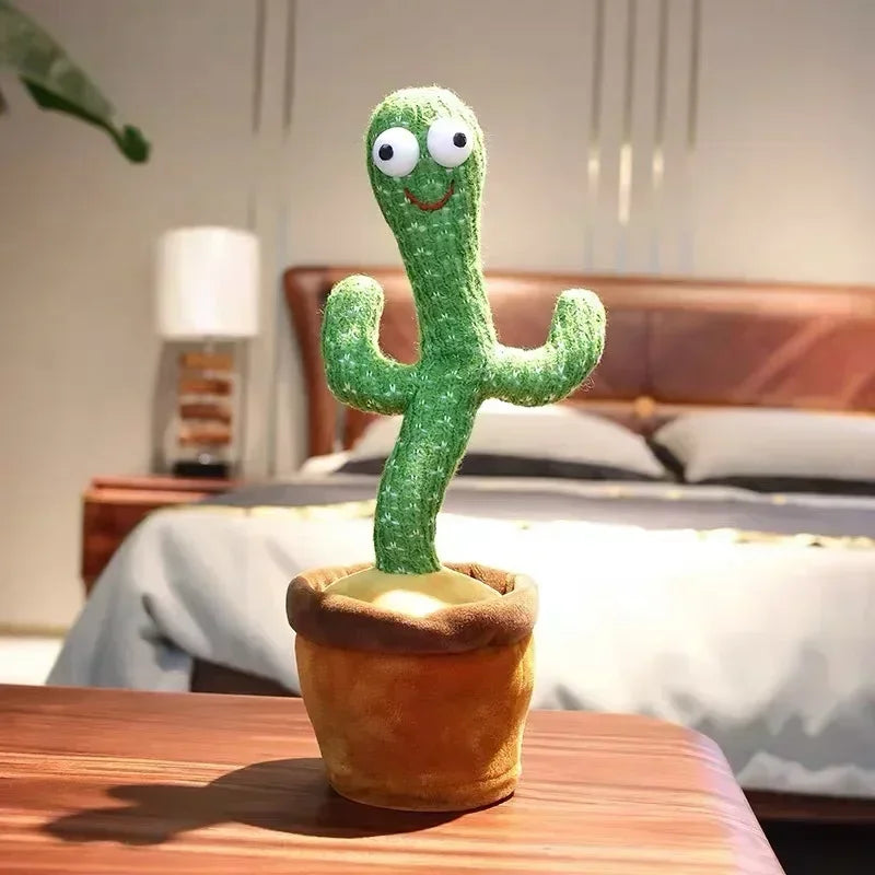 Smart Cactus That Can Dance and Speak, Interactive Learning and Music Toys for Children, Supporting Charging and Battery Models
