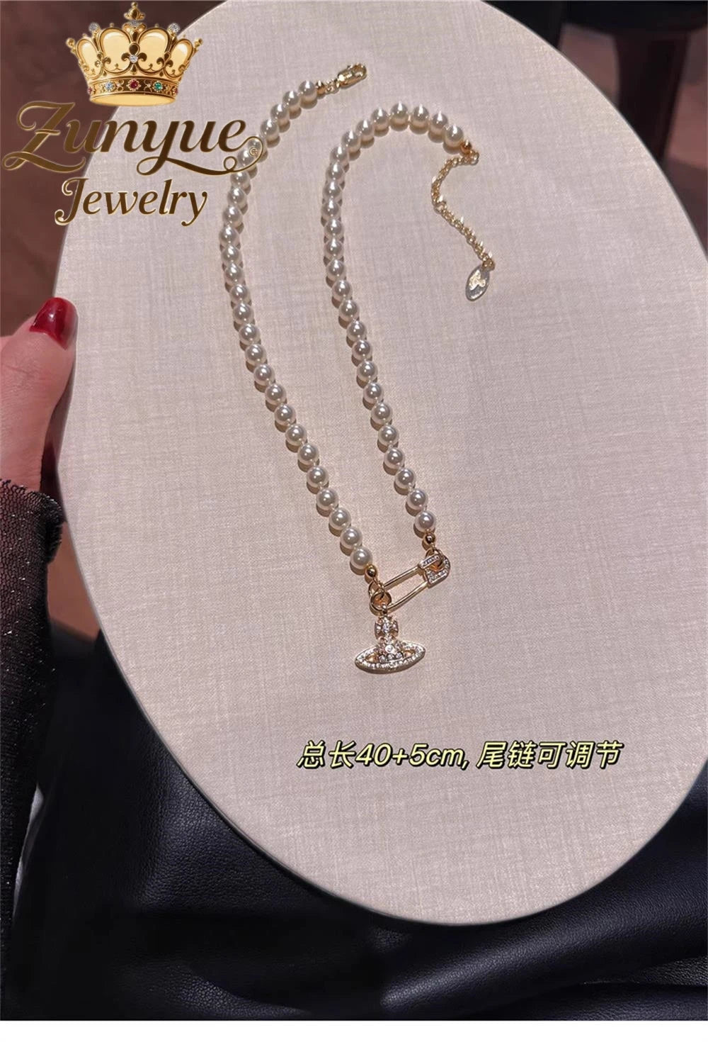 Natural Freshwater Pearl Necklace Exquisite High-end Sexy Young Girls Holiday Gift "ins High-end feel" Luxury Quality Jewelry