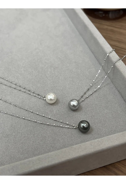 Pearl Necklace for Women 2025 New Style Simple Temperament Collarbone Chain Niche High-end Feeling
