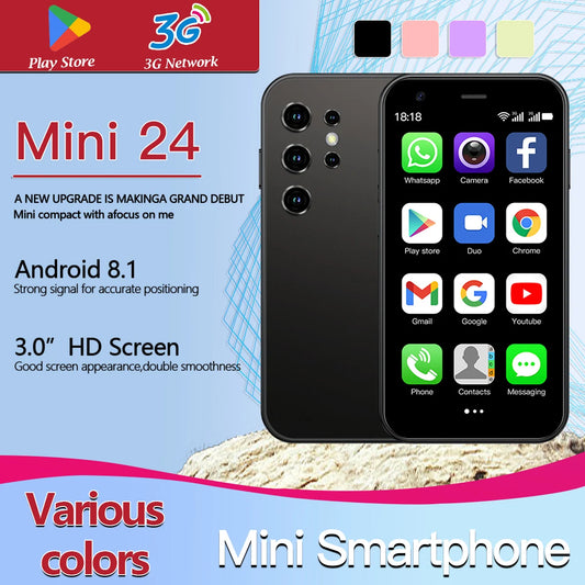 Mini 24-inch smart phone dual SIM dual standby dual SIM dual standby all network universal global version