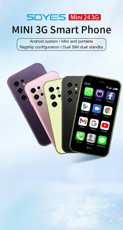 Mini 24-inch smart phone dual SIM dual standby dual SIM dual standby all network universal global version