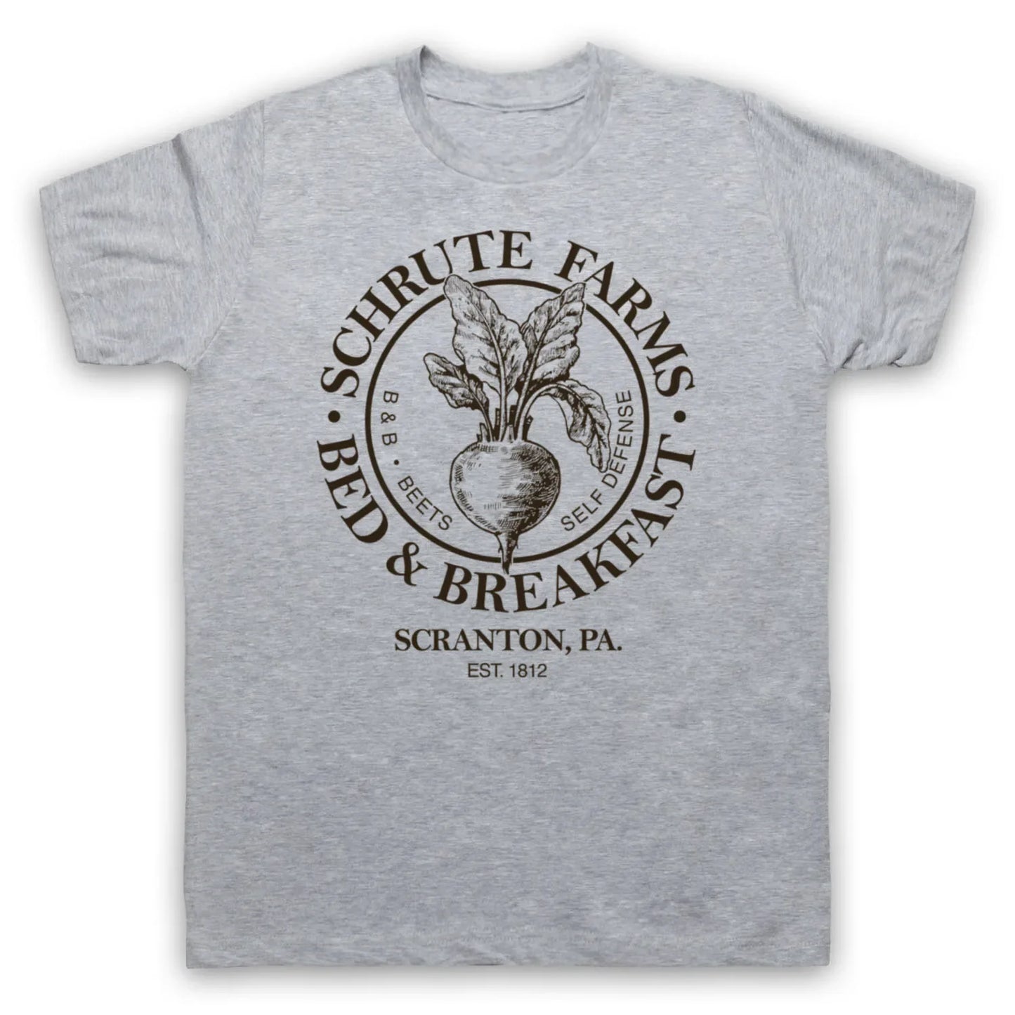 2025 T-shirts Are Selling Well in Summer THE OFFICE SCHRUTE FARMS BED & BREAKFAST Round-neck Short-sleeved T-shirt Mens T Shirts
