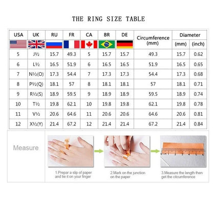 Women's Ring Trend Oval Amber Rings Fashion Elegant Party Golden Classic Jewelry Women Gothic
