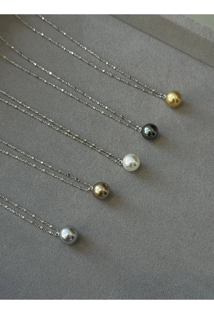 Pearl Necklace for Women 2025 New Style Simple Temperament Collarbone Chain Niche High-end Feeling