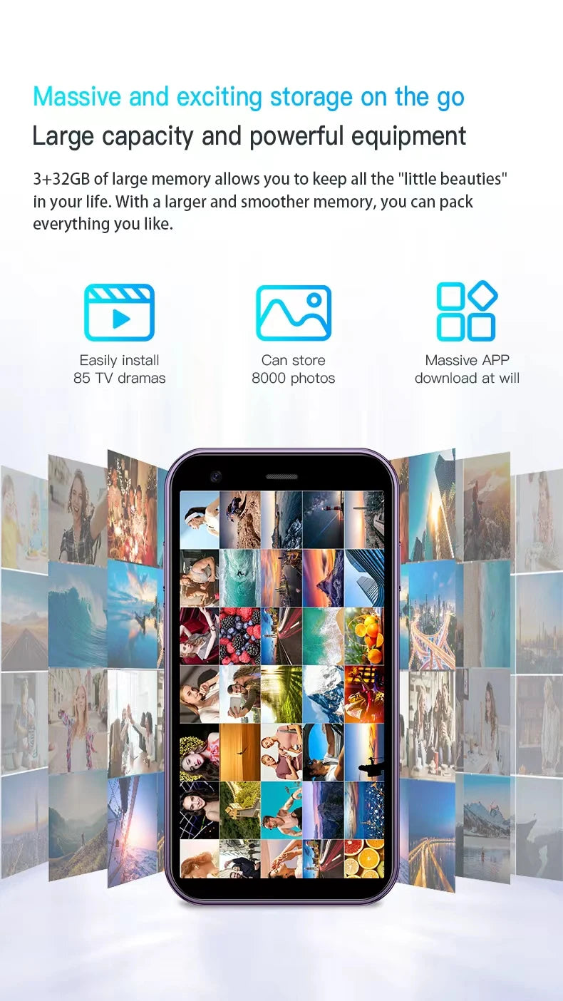 Mini 24-inch smart phone dual SIM dual standby dual SIM dual standby all network universal global version