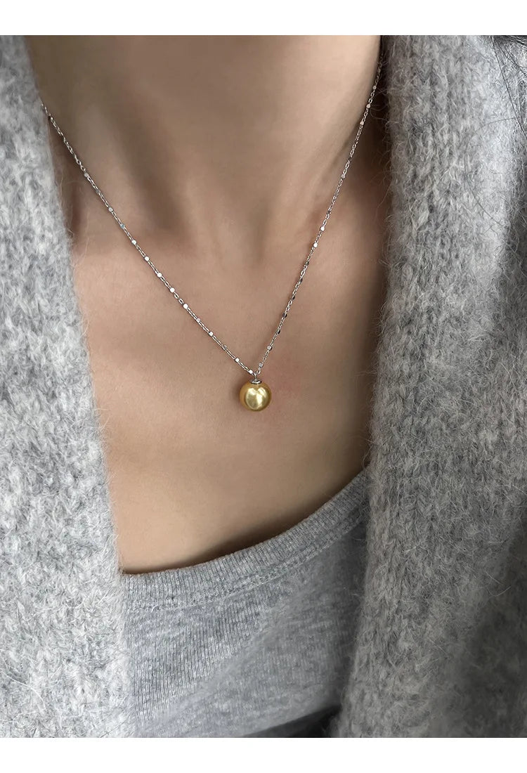 Pearl Necklace for Women 2025 New Style Simple Temperament Collarbone Chain Niche High-end Feeling