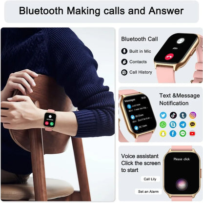 Smart Watch for Men Women Fitness: Running Smart Watches for Men Digital Mens Watches Make Answer Call Waterproof Smartwatch An