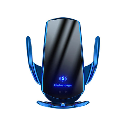 15W Q3 Smart Sensor Car Phone Wireless Charger Fast Charging Auto-Clamping Car Phone Holder for iPhone and All  Android