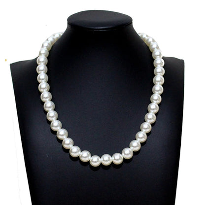 Pearl Necklace Women Men Classic Handmade Strand Bead Jewelry Luxury Trendy Choker Party Gift