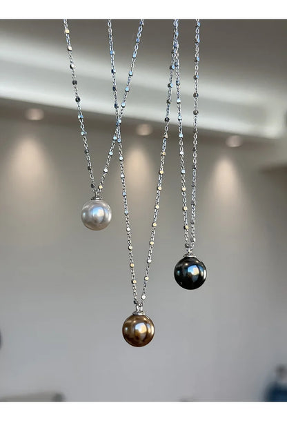 Pearl Necklace for Women 2025 New Style Simple Temperament Collarbone Chain Niche High-end Feeling