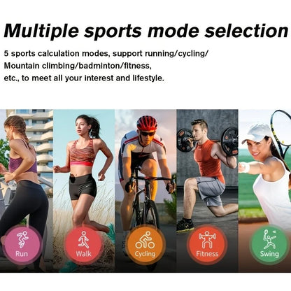 Unisex M6 Fitness Tracker; Smart Watch With Heart Rate Sleep Blood Oxygen Monitor; IP68 Waterproof Watch; Step Calorie Counter