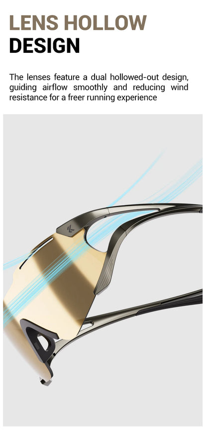 Kapvoe Cycling Sunglasses Photochromic Sports Eyewear UV400 Men MTB Eyewear Outdoor Running Goggles Hiking Sunglasses Sports