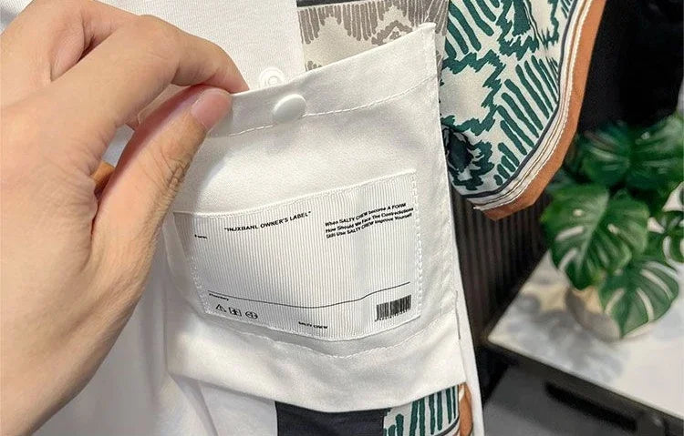 Embroidery T Shirt for Men Striped Man Tee Shirts Top Summer Chic Elastic Original Cheap Clothes Fashion Korean Popular Stylish