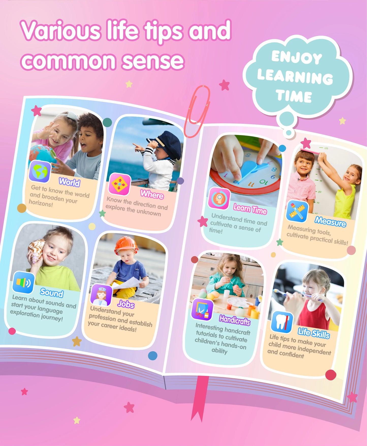 Kids Smart Phone for Girls Boys Dual Camera Music Player 17 Games Toddler Learning Phone Kids Cell Phone Toys Birthday Gifts