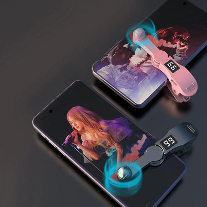 Smart Phone Auto Clicker, Automatic Finger Tapping Device, Continuous Clicking Tool for Live Stream Likes Shopping Tasks