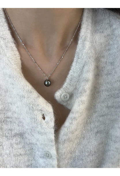 Pearl Necklace for Women 2025 New Style Simple Temperament Collarbone Chain Niche High-end Feeling