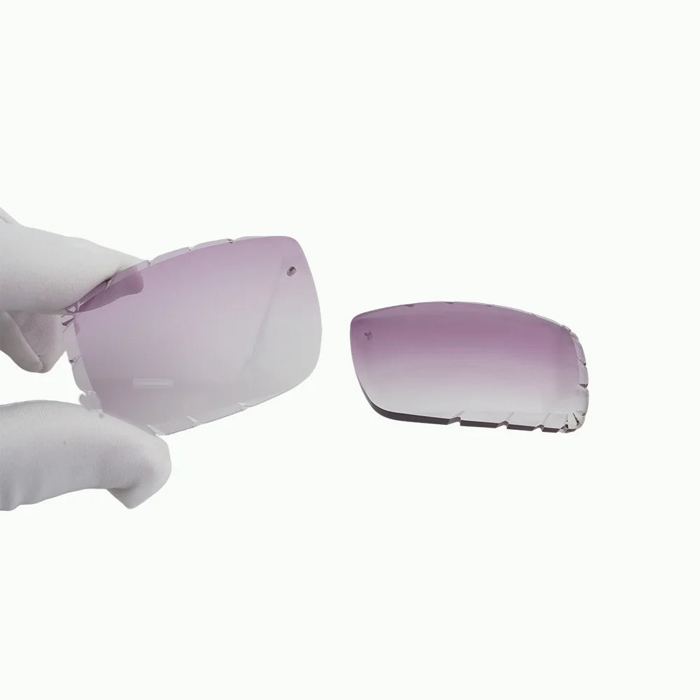 Horn Sunglasses Rimless metal ultra light titanium polarized UV400 lenses retro horn temples unisex For beach driving daily use