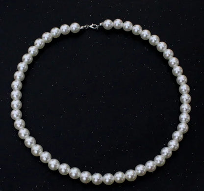 Pearl Necklace for Men,Modern Pearl Necklace, Men's Necklace Pearl Jewelry,Gift For Men Women
