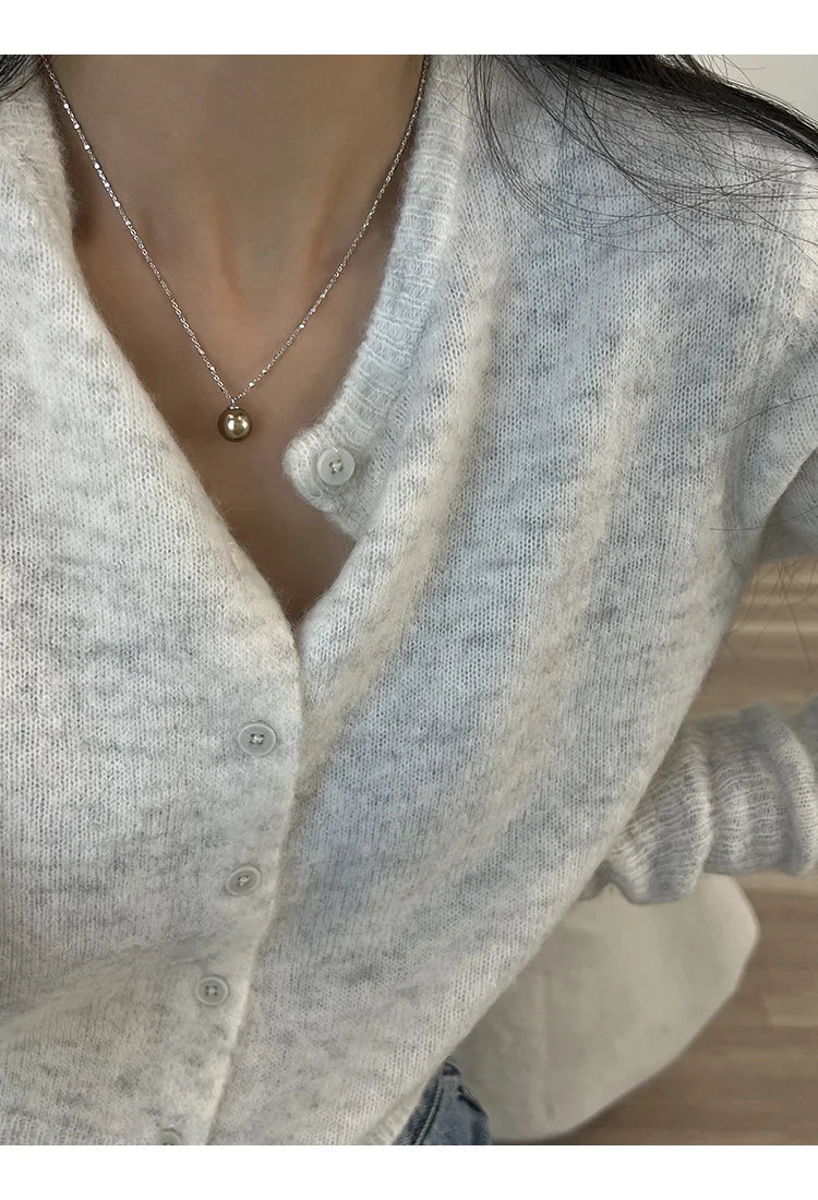 Pearl Necklace for Women 2025 New Style Simple Temperament Collarbone Chain Niche High-end Feeling