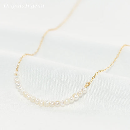 Natural Pearl Necklace Handmade Jewelry Choker  925 Silver Gold Filled Pendants Boho Collier Femme Kolye Collares Necklace