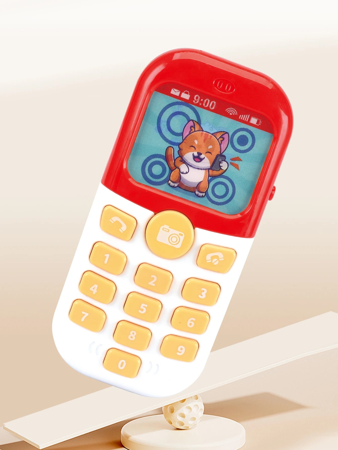 Smartphone Toys, Baby Phone with Music and Light Sound Interact Simulate Making Phone Calls, Gifts for Kids not Include Battery