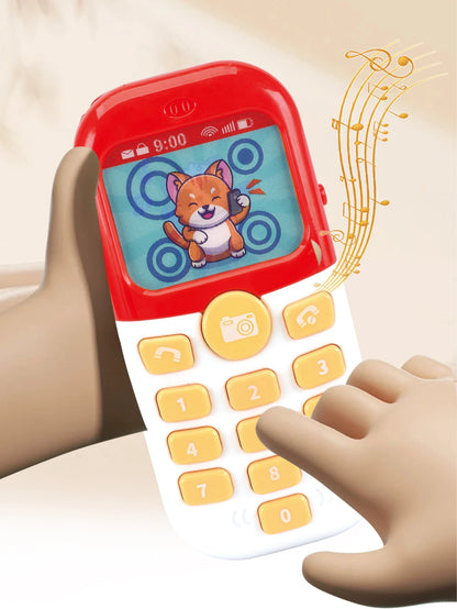 Smartphone Toys, Baby Phone with Music and Light Sound Interact Simulate Making Phone Calls, Gifts for Kids not Include Battery