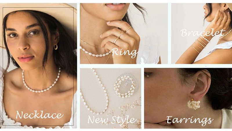 Natural Pearl Necklace Handmade Jewelry Choker  925 Silver Gold Filled Pendants Boho Collier Femme Kolye Collares Necklace