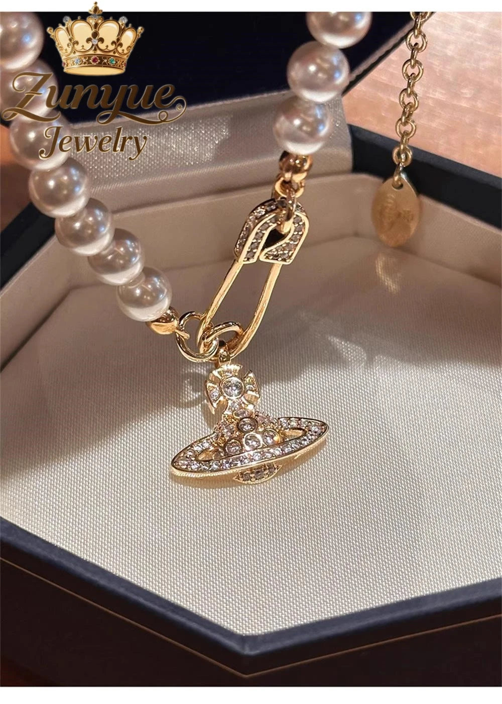 Natural Freshwater Pearl Necklace Exquisite High-end Sexy Young Girls Holiday Gift "ins High-end feel" Luxury Quality Jewelry