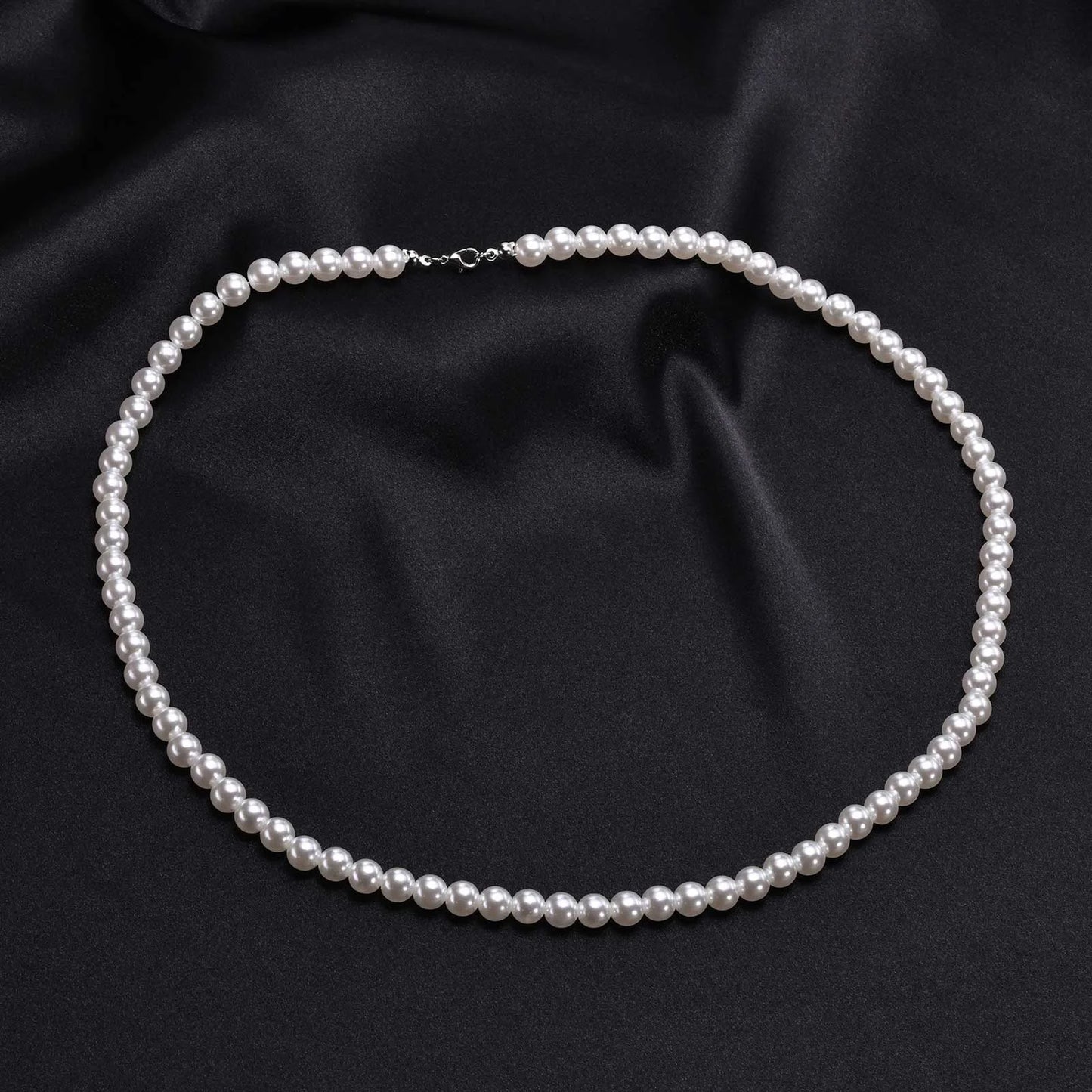 Pearl Necklace for Men,Modern Pearl Necklace, Men's Necklace Pearl Jewelry,Gift For Men Women
