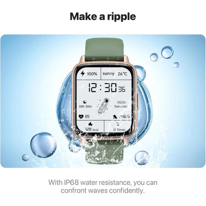 Smart Watch 1.83HD Smartwatches for Men Women Answer Make Call Fitness Watch with 100+Sports Modes Heart Rate Pedometer Sleep M