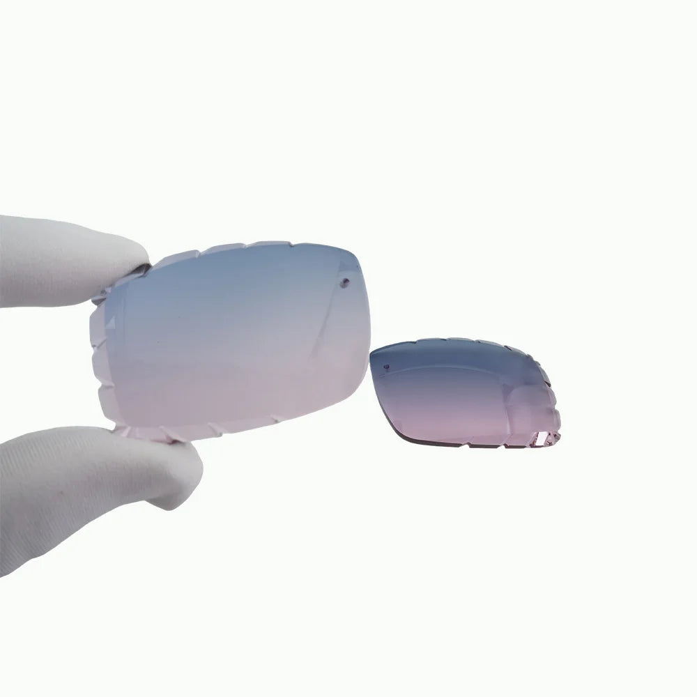 Horn Sunglasses Rimless metal ultra light titanium polarized UV400 lenses retro horn temples unisex For beach driving daily use