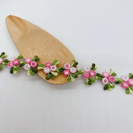 30Yards DIY Clothes Necklace Collars Sewing Handmade Decoration Accessories Embroidery Color Flower Tassel Lace Trim Barcode