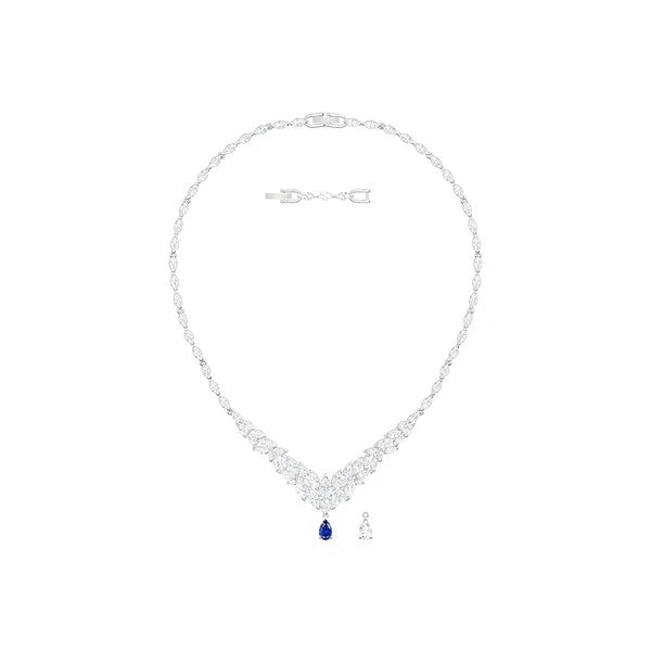 Love pearl necklace, women's light luxury versatile earrings, high-end feeling bracelet jewelry set