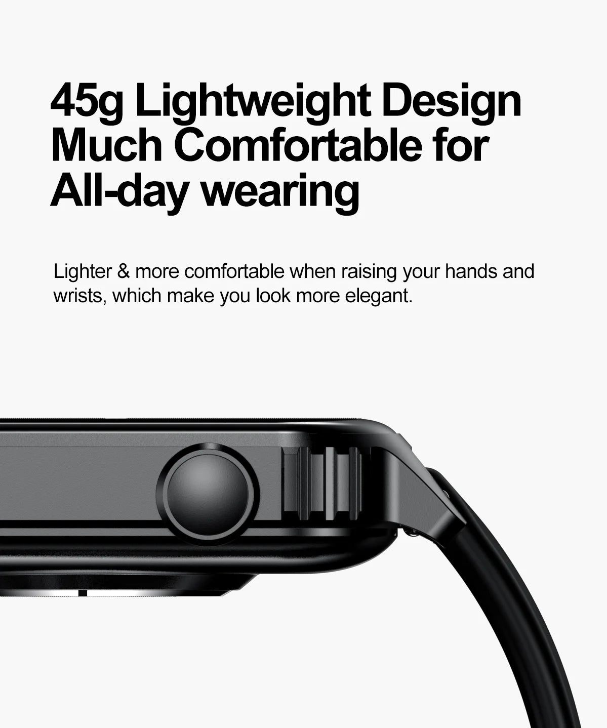 TG08 Smart Watch, 1.85"Smartwatch for Men Women (Answer/Make Call), Fitness Tracker with 100+ Sport Modes, Waterproof Watch.