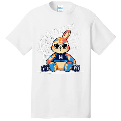 T-shirt - casual round neck cotton summer short sleeved top pattern for men and women teenagers and men new unisex printed